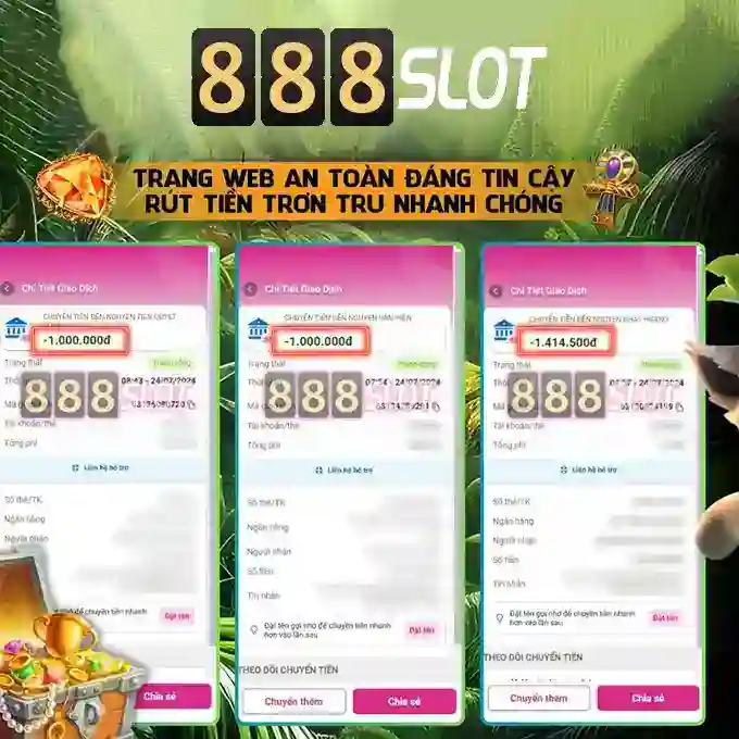 Giao diện trang chủ ứng dụng 888slot trên điện thoại di động